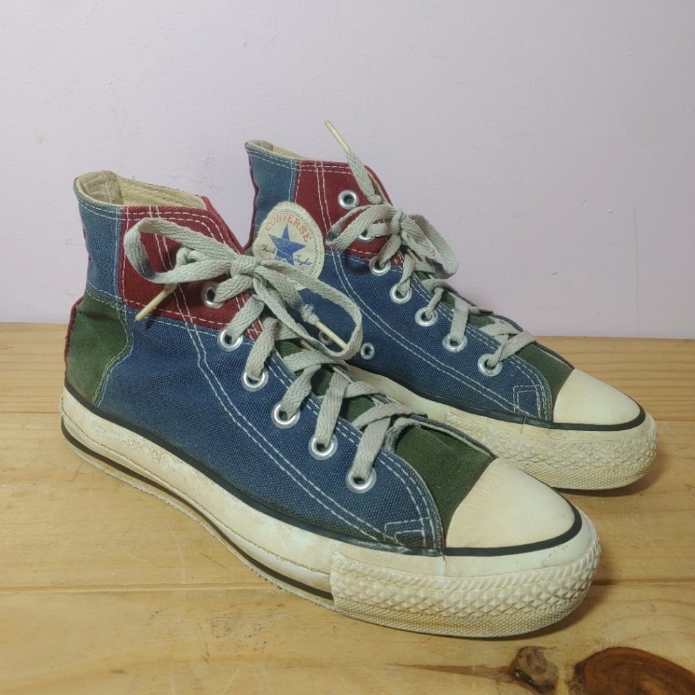 Vintage Converse Chuck Taylor All Star High Tops, Women's size 6.5 Made In USA